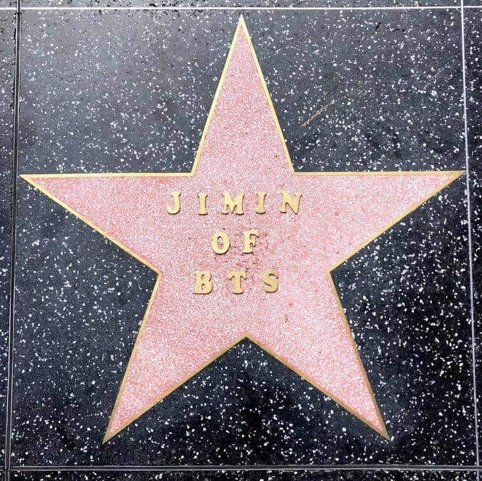 
The intense support from the ARMYs is something that can't be ignored. Recently, an ARMY even paid for Jimin's name to be engraved on the infamous Hollywood Walk Of Fame.