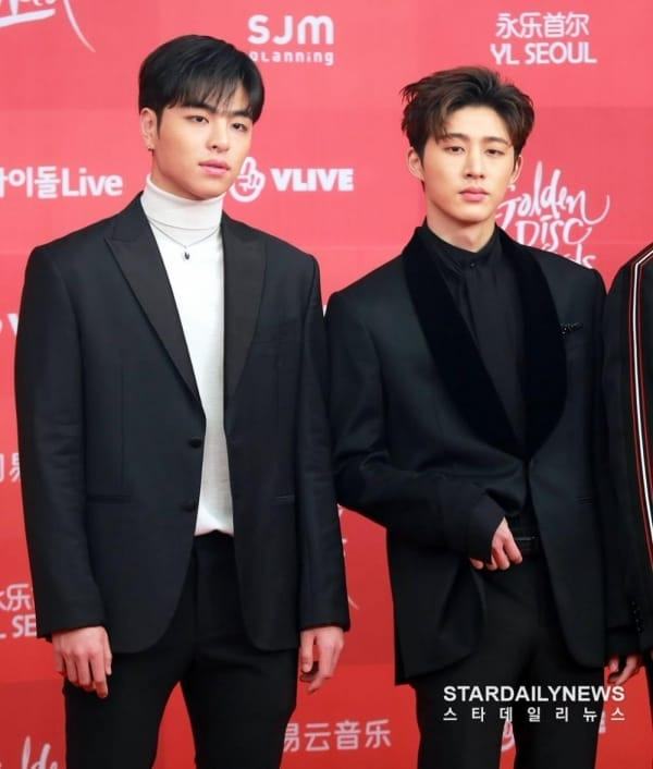 Junhoe and B.I looked cool when they showed up on a red carpet. 