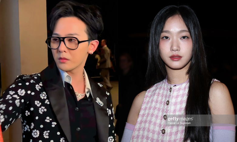 Chanel ambassadors G-Dragon and Kim Go-eun attended Spring-Summer 2023 ...