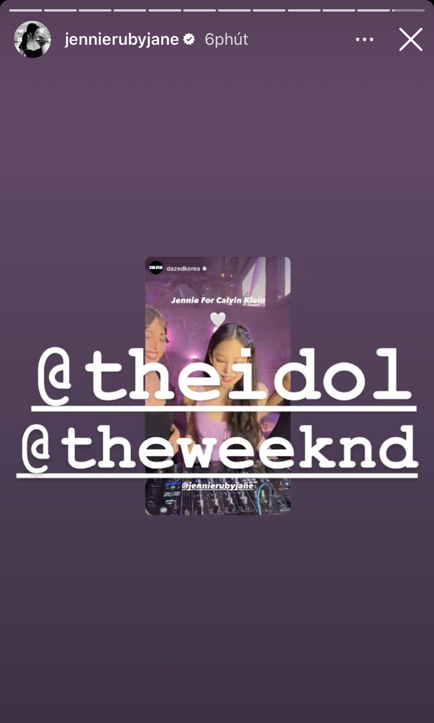 The Weeknd jennie